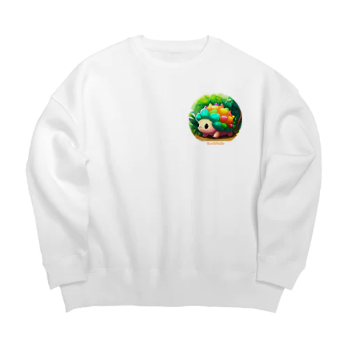 HariShain - ハリネズミとカメのハイブリッド Big Crew Neck Sweatshirt