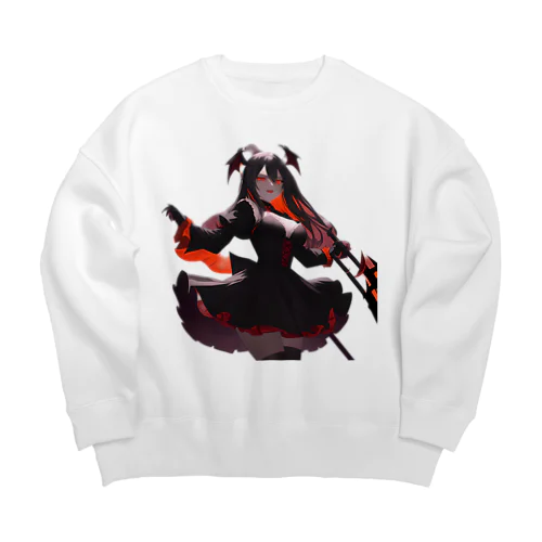 ドラキュラ安子さん Big Crew Neck Sweatshirt