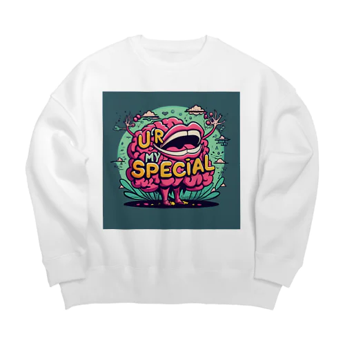  SPECIALZ BRAIN Big Crew Neck Sweatshirt