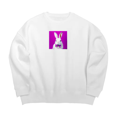 ふわうさ Big Crew Neck Sweatshirt