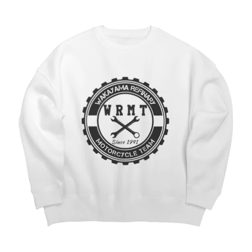 WRMT BLACK LOGO Big Crew Neck Sweatshirt