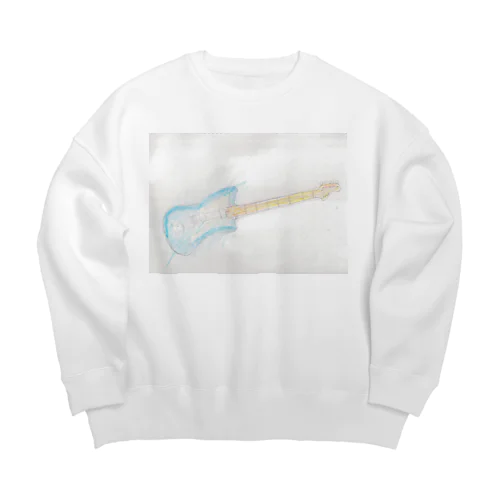 ハルのギター（fender jazzmaster）　Tシャツ Big Crew Neck Sweatshirt
