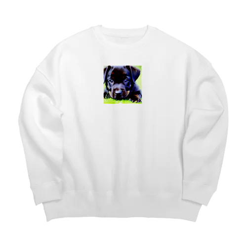 仔犬 Big Crew Neck Sweatshirt