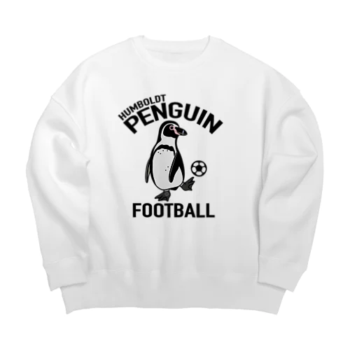ペンギン・サッカー・PENGIN・イラスト・デザイン・Tシャツ・アニマル・フンボルトペンギン・スポーツ・動物・アイテム・グッズ・FOOTBALL ビッグシルエットスウェット