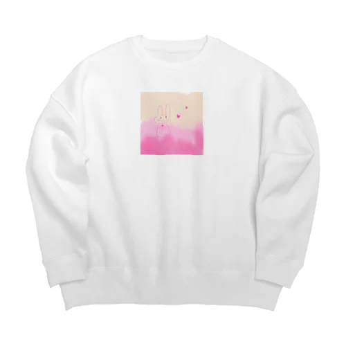 恋しちゃった Big Crew Neck Sweatshirt