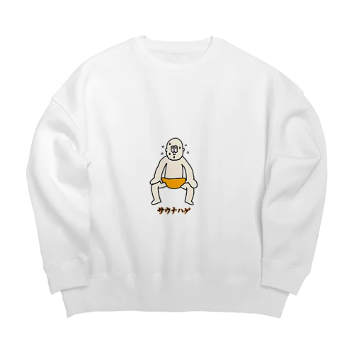 サウナハゲ Big Crew Neck Sweatshirt