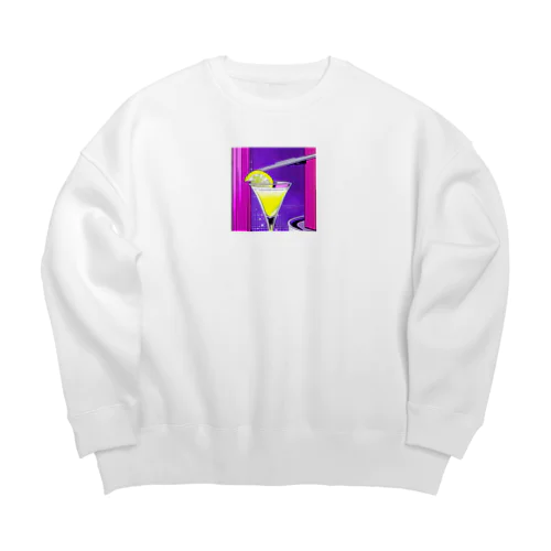 Enjoy カクテル Big Crew Neck Sweatshirt