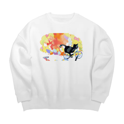 自由気まま Big Crew Neck Sweatshirt