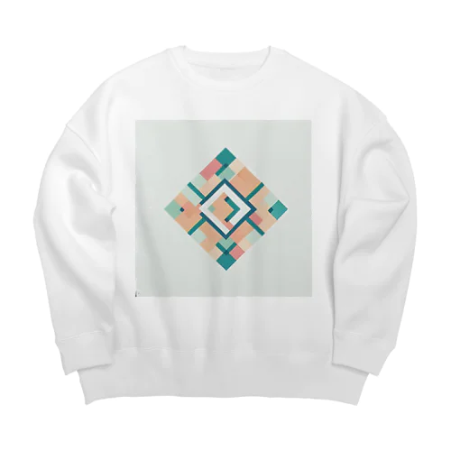 ポリゴン・ジェム Big Crew Neck Sweatshirt