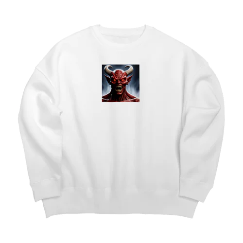 悪魔のイブリース Big Crew Neck Sweatshirt