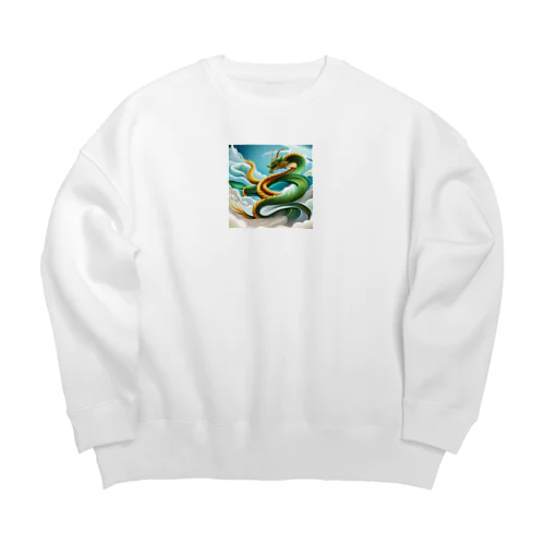 ベトナムの龍（Rồng） Big Crew Neck Sweatshirt