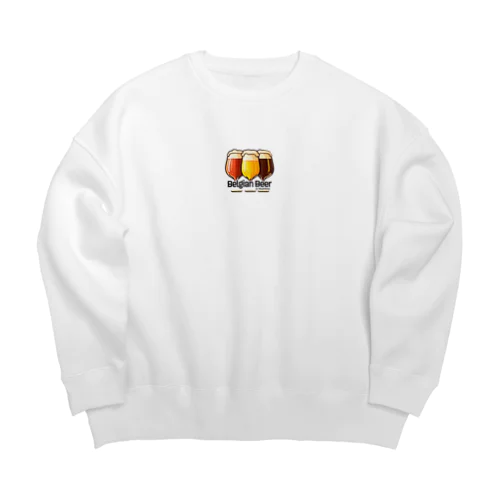 3Belgian Beers Big Crew Neck Sweatshirt