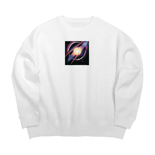 Cosmic Darkness Big Crew Neck Sweatshirt