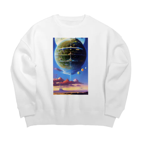 ワンダーランド Big Crew Neck Sweatshirt