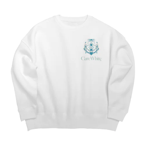 ビッグシルエットスウェット キュアホワイト Big Crew Neck Sweatshirt