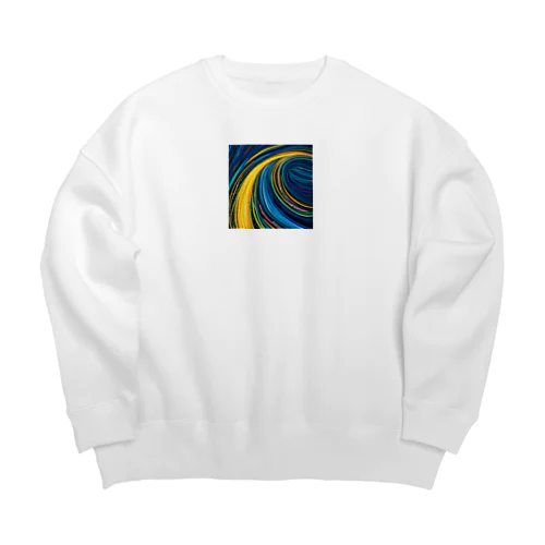 ぐるぐる Big Crew Neck Sweatshirt