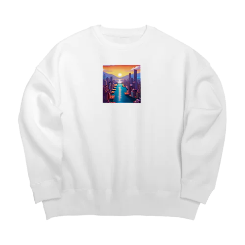 夕日 Big Crew Neck Sweatshirt