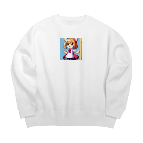 ラビちゃん Big Crew Neck Sweatshirt