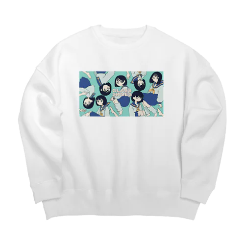 GLASS SHOES Big Crew Neck Sweatshirt