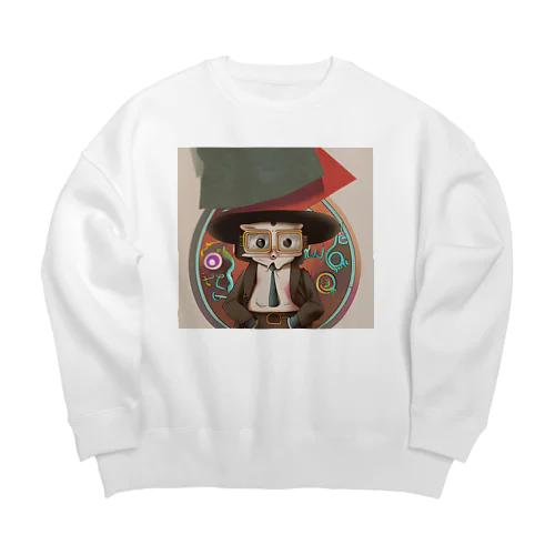 知的なチュー太郎 Big Crew Neck Sweatshirt