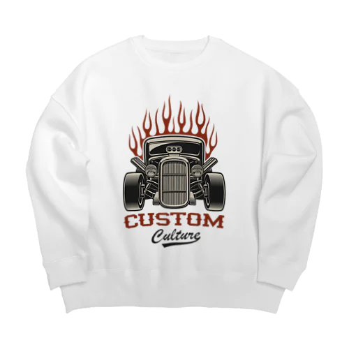 カスタム・カー　CUSTOM CAR Big Crew Neck Sweatshirt