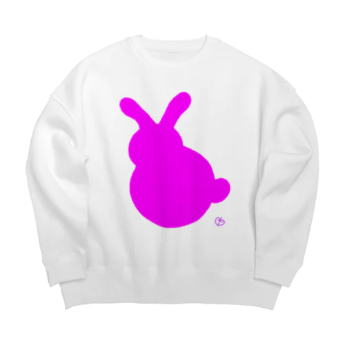 うさぎP Big Crew Neck Sweatshirt