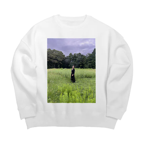 夢の跡 Big Crew Neck Sweatshirt