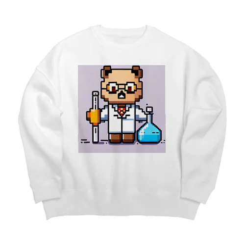 科学者猫 Big Crew Neck Sweatshirt