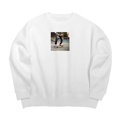 スケートボーダー Big Crew Neck Sweatshirt