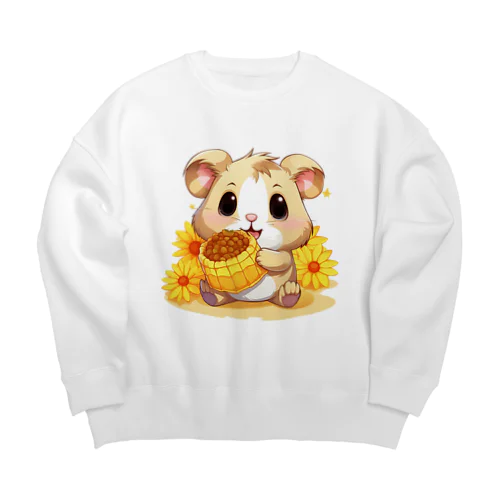 はむちゃん Big Crew Neck Sweatshirt