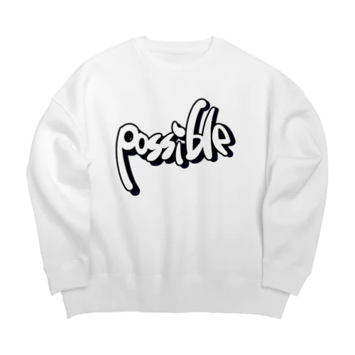 possible　トレーナー Big Crew Neck Sweatshirt