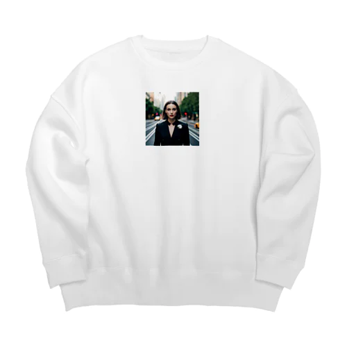 美の調べ Big Crew Neck Sweatshirt