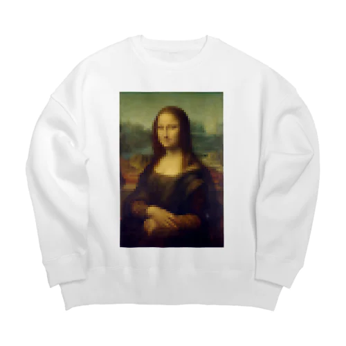 モザイクの女性 -the Mona Lisa モナ・リザ- Big Crew Neck Sweatshirt