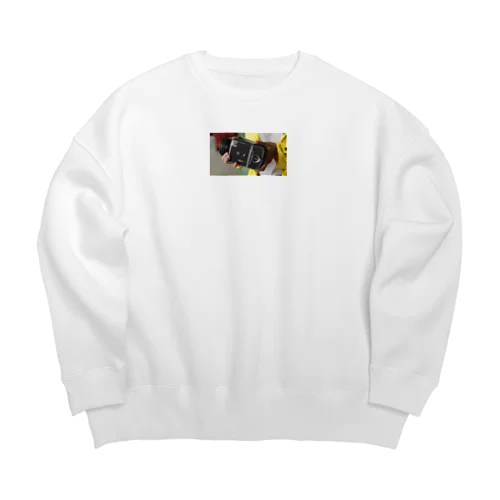 カメラのインスピレーション Big Crew Neck Sweatshirt