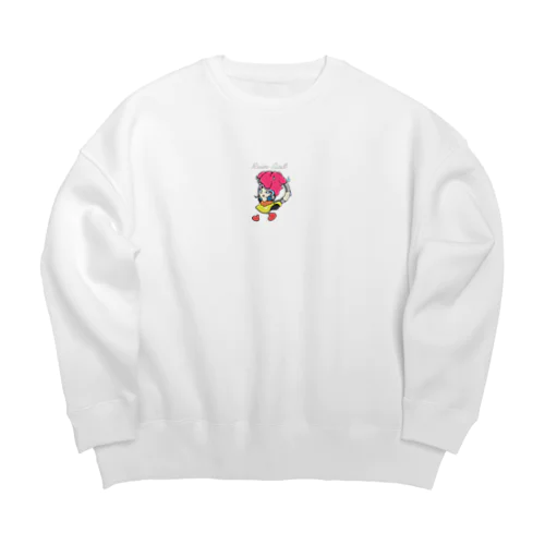 レイン・ガール Big Crew Neck Sweatshirt