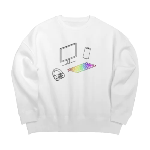 PCゲーム Big Crew Neck Sweatshirt