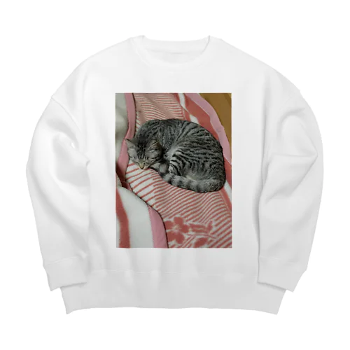 生地猫 Big Crew Neck Sweatshirt