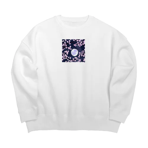 夜桜 Big Crew Neck Sweatshirt