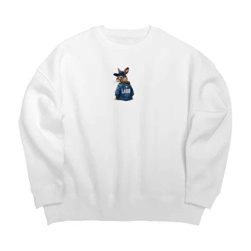 ウサギLABB Big Crew Neck Sweatshirt