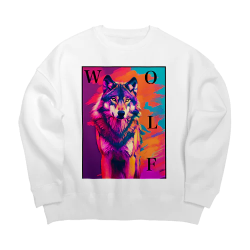 WOLF  Big Crew Neck Sweatshirt