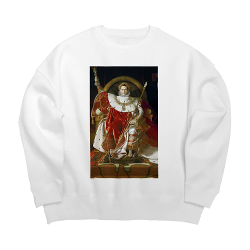 玉座のナポレオン / Napoleon I on His Imperial Throne Big Crew Neck Sweatshirt
