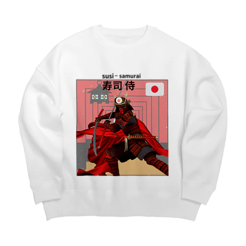 susi-samurai Big Crew Neck Sweatshirt