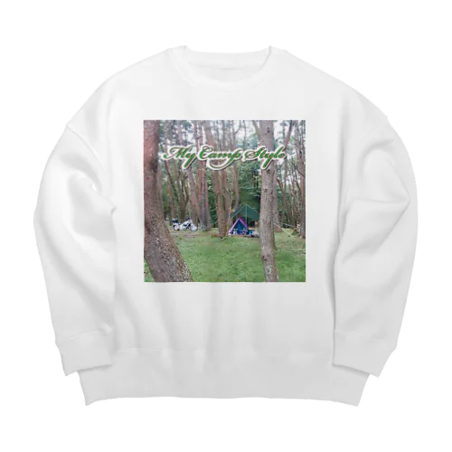 My Camp Style Big Crew Neck Sweatshirt