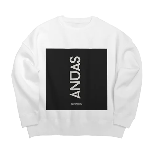 サウナととのえるロゴ Big Crew Neck Sweatshirt