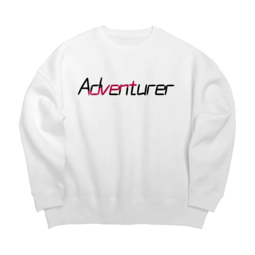 Adventurer-冒険家- Big Crew Neck Sweatshirt