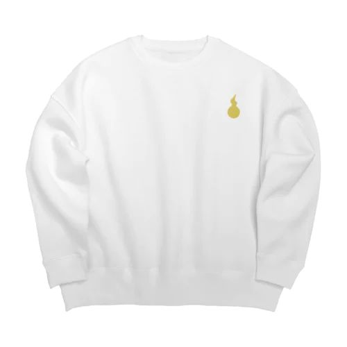 人魂（黄色）／ビッグシルエットスウェット Big Crew Neck Sweatshirt