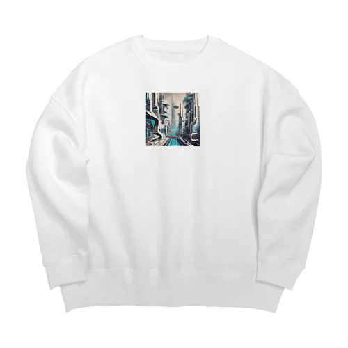 未來都市 Big Crew Neck Sweatshirt