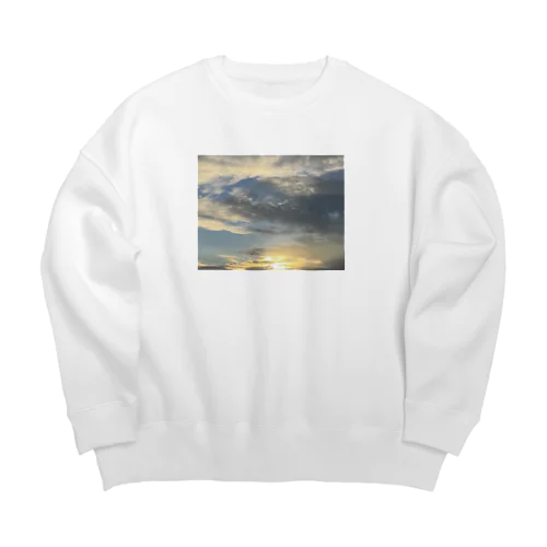 秋の夕暮れ② Big Crew Neck Sweatshirt