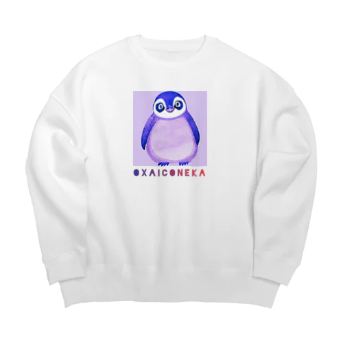 oxaiペンギン Big Crew Neck Sweatshirt