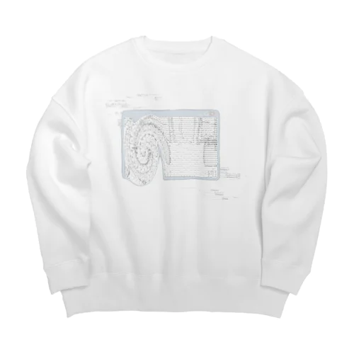 縺あゅ↑な縺タ溘ｒを隕見ﾃ九※い縺る?ｋ. Big Crew Neck Sweatshirt